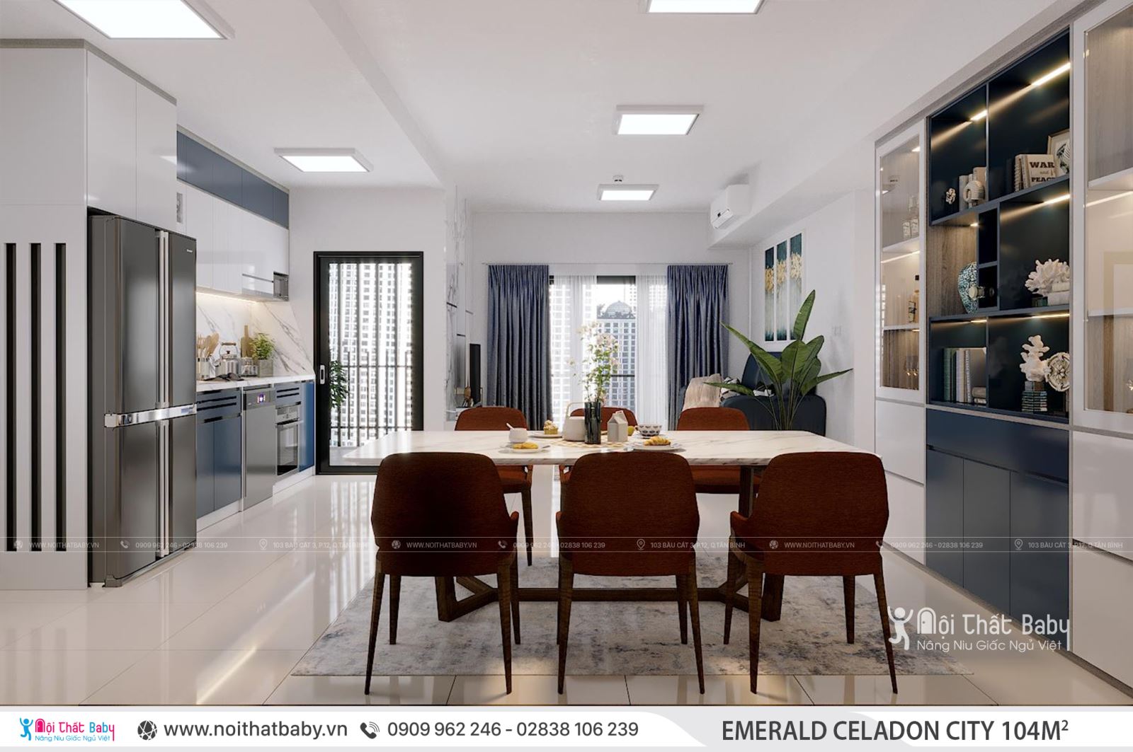 Tổng hợp các mẫu thiết kế nội thất Chung cư Emerald Celadon City